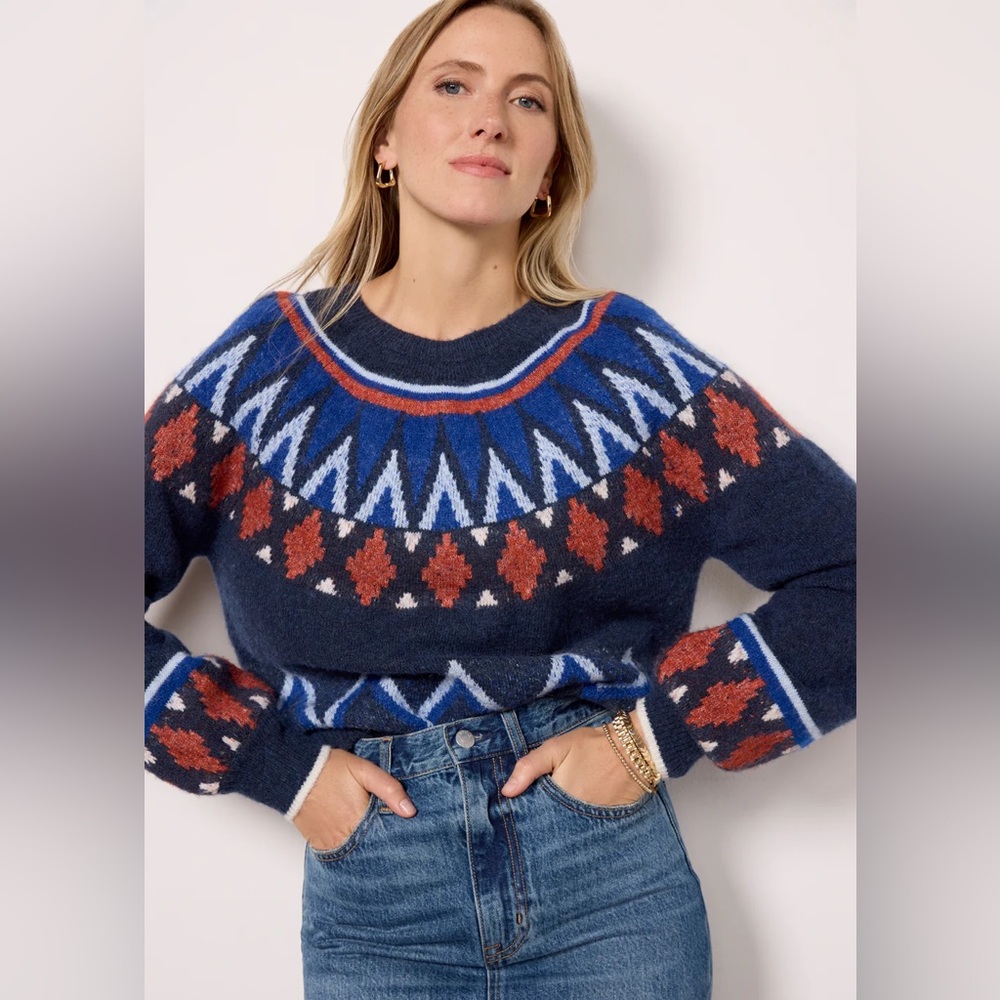 Sundry Evereve Fair Aisle Sweater